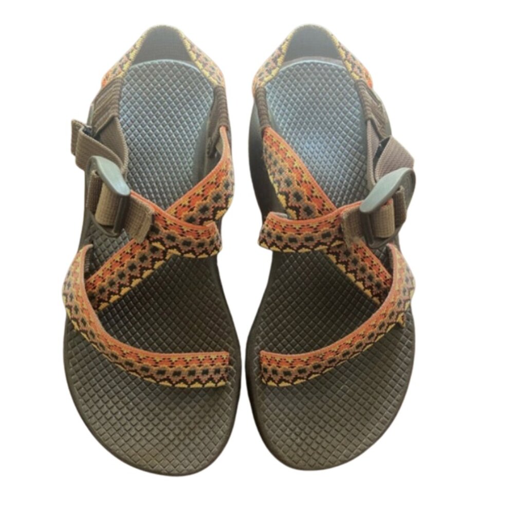 CHACO Women's Z/1 Yampa Sandals, Copperhead Trek size 7 hiking outdoors EUC
